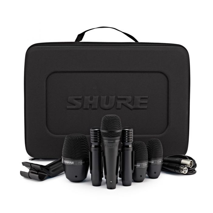 Shure PGADRUMKIT6 Drum Microphone Kit and Case