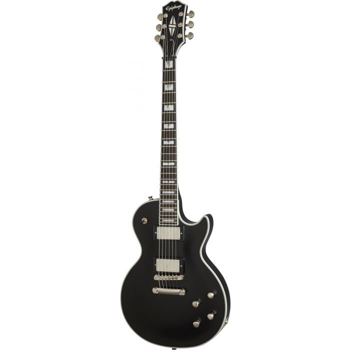 Full frontal view of a Epiphone Les Paul Prophecy Black Aged Gloss