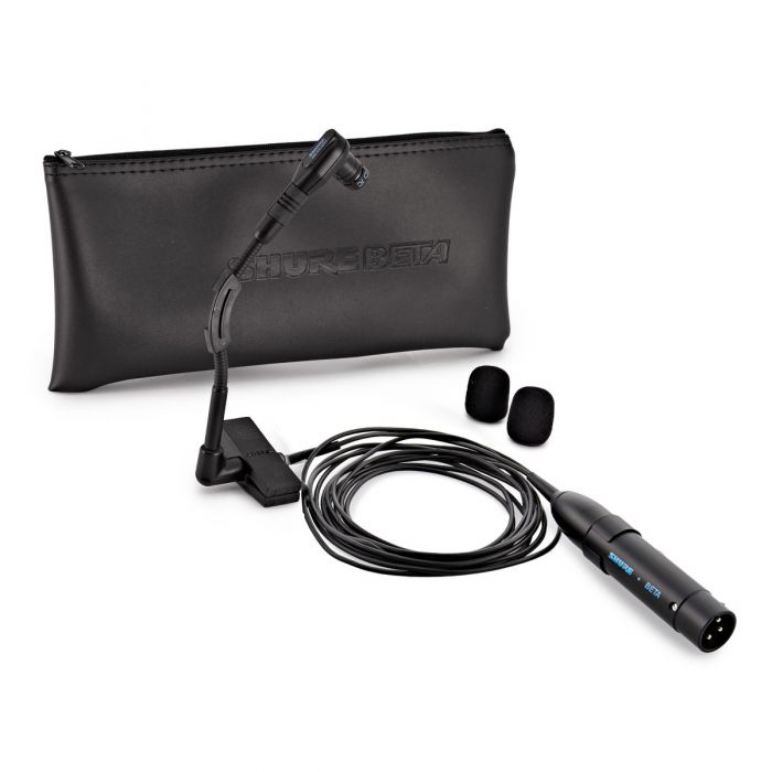 Shure BETA 98 H/C Cardioid Condenser Instrument Microphone With Bag and Accesories