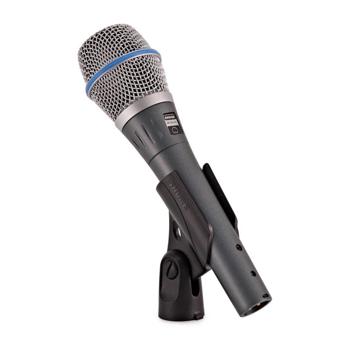 Shure Beta 87C Microphone In Clip