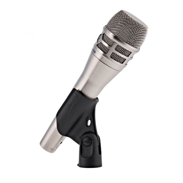 Shure KSM8 Dualdyne Microphone in Brushed Nickel in Clip
