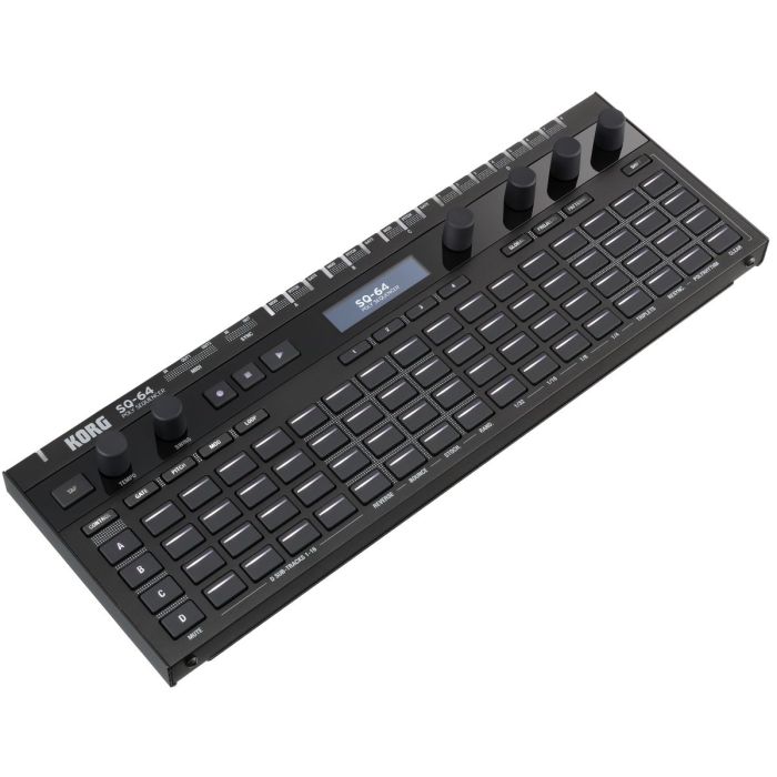 Angled View of Korg SQ-64 Polyphonic Sequencer