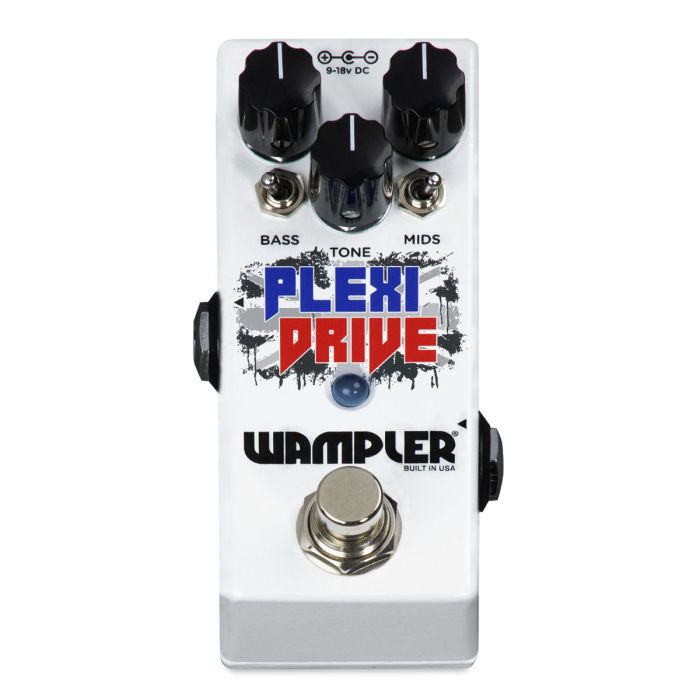 Front view of a Wampler Plexi Drive Mini Overdrive Pedal