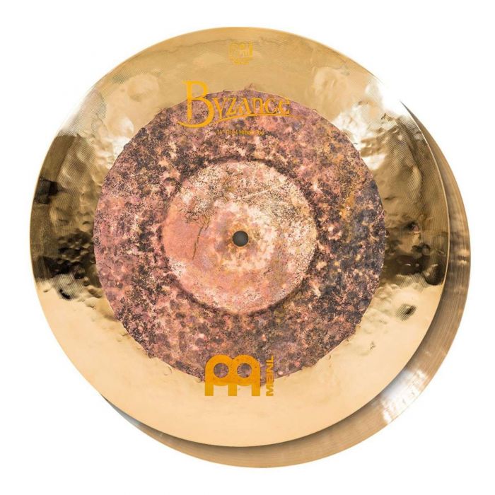 View of the 14 Inch Hi-Hat in the Meinl Byzance Dual Complete Cymbal Set