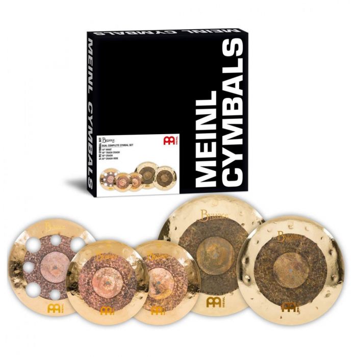 Overview of the Meinl Byzance Dual Complete Cymbal Set