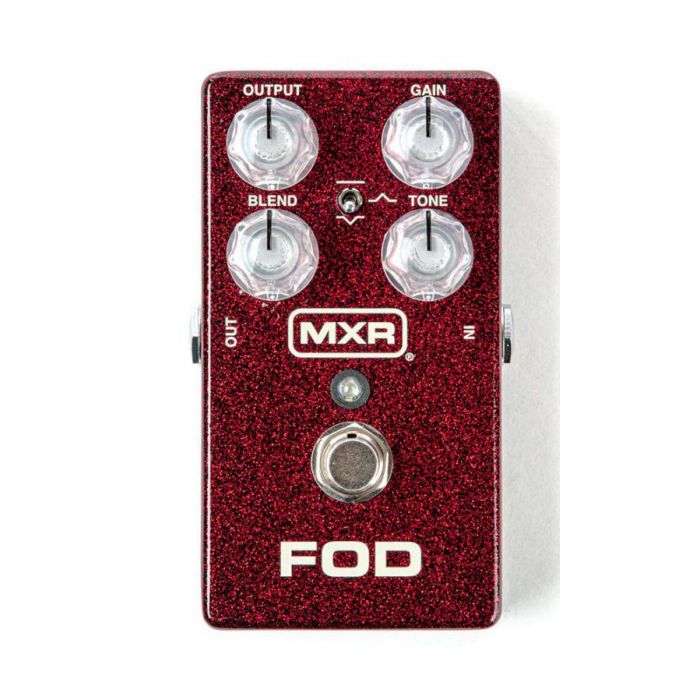 Top-down view of a MXR M251 FOD Drive Overdrive Pedal