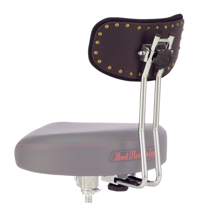 Pearl Roadster Optional Backrest affixed to a stool