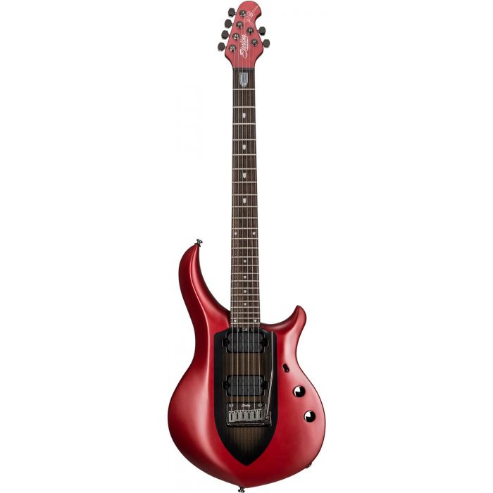 Sterling by Music Man Majesty Guitar, Iced Crimson Red seen from the front
