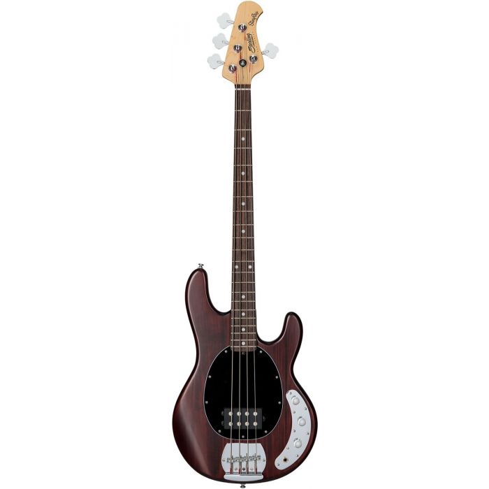 Sterling by Music Man SUBRay4 Bass, Walnut Satin seen from the front