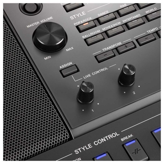 Yamaha PSR-SX700 Keyboard Control Detail