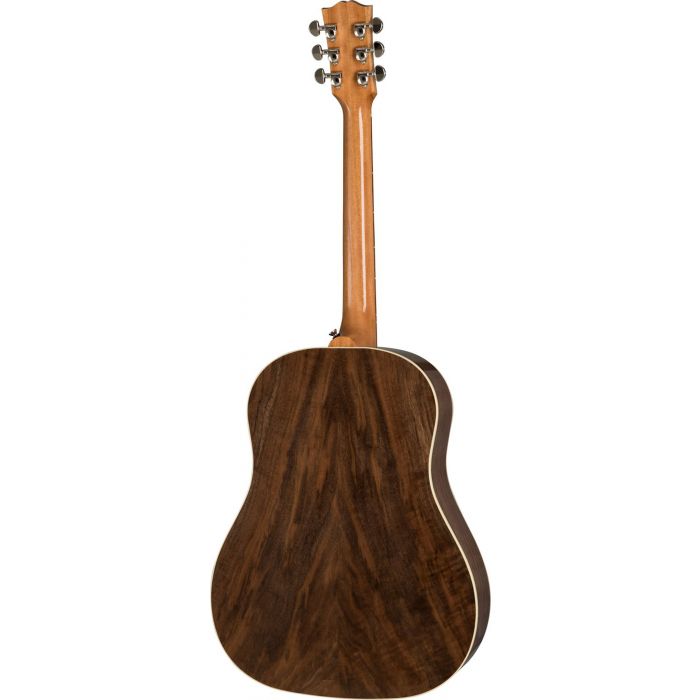 Full rear view of a Gibson J-45 Studio Walnut Electro Acoustic, Antique Natural