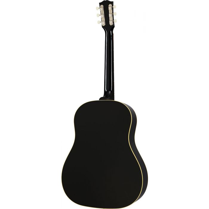Full rear view of a Gibson 60s J-45 Original Ebony Acoustic Guitar