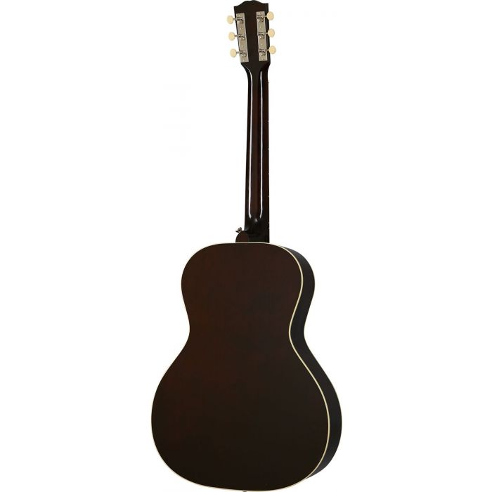 Rear view of a Gibson L-00 Original Electro Acoustic, Vintage Sunburst