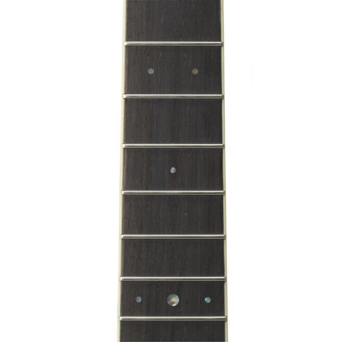 Close up of the neck on the Yamaha LL6ARE Electro Acoustic Guitar Brown Sunburst