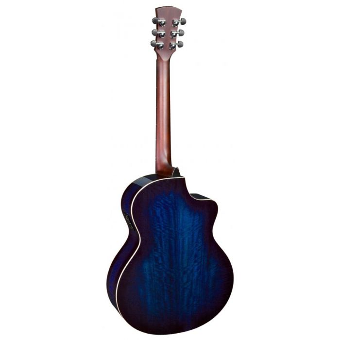 Faith Blue Moon Venus Lefthand Electro Acoustic Guitar rear view