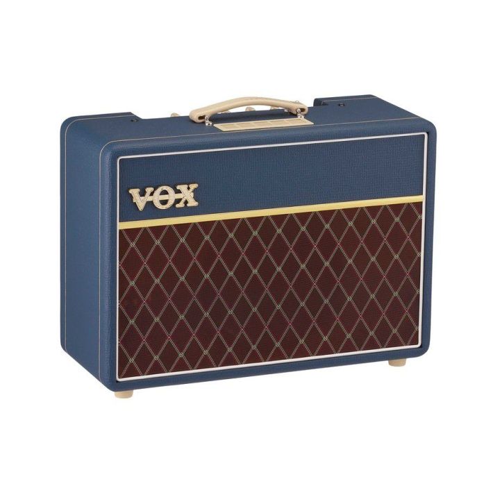 VOX AC10C1 Custom Valve Combo, Rich Blue right-angled view