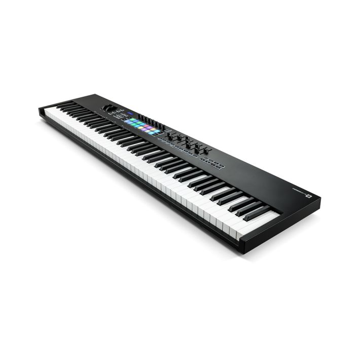 Right angled view of the Novation Launchkey 88 MK3