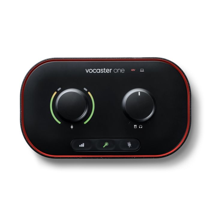 Focusrite Vocaster One Studio Podcast Kit interface front