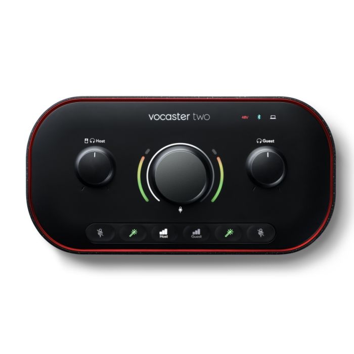 Focusrite Vocaster Two Podcast Interface front
