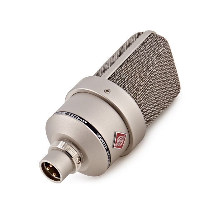 Angled view of the Neumann TLM 103 Studio Set Microphone, Nickel