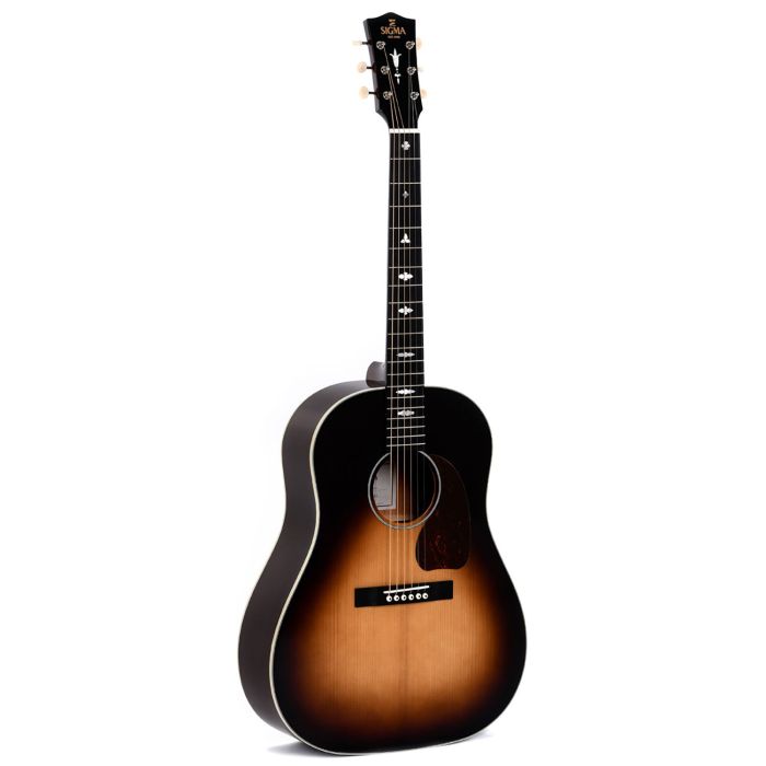 Sigma SG Series SJM-SG45 All Solid Acoustic Sunburst 1, front view