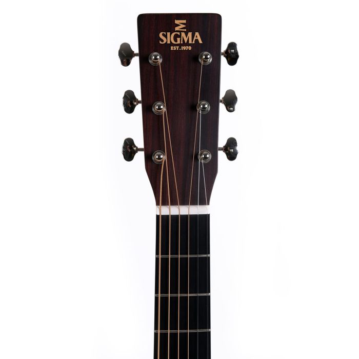 Sigma Standard Series DT-28H Acoustic 3, headstock closeup