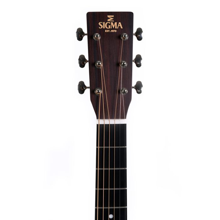 Sigma Standard Series OMT-28H Acoustic 3, headstock closeup