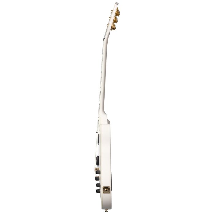 Epiphone Matt Heafy Origins Les Paul Custom, Bone White side-on view