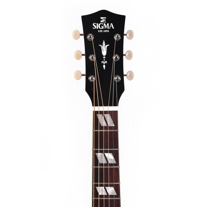Sigma Special Edition SDM-SG6 All Solid Acoustic Guitar headstock front
