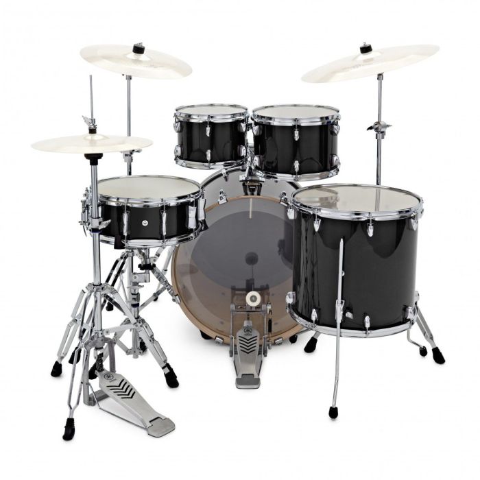 Yamaha Stage Custom 20" Drum Kit w/Hardware Pack, Raven Black  back