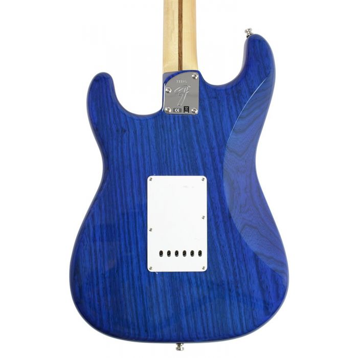 Fender Custom Shop Postmodern Strat HSS NOS MN, Cobalt Blue Trans rear view