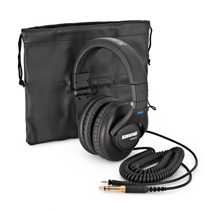 Shure SRH440-BK-EFS Headphones With Bag and Lead