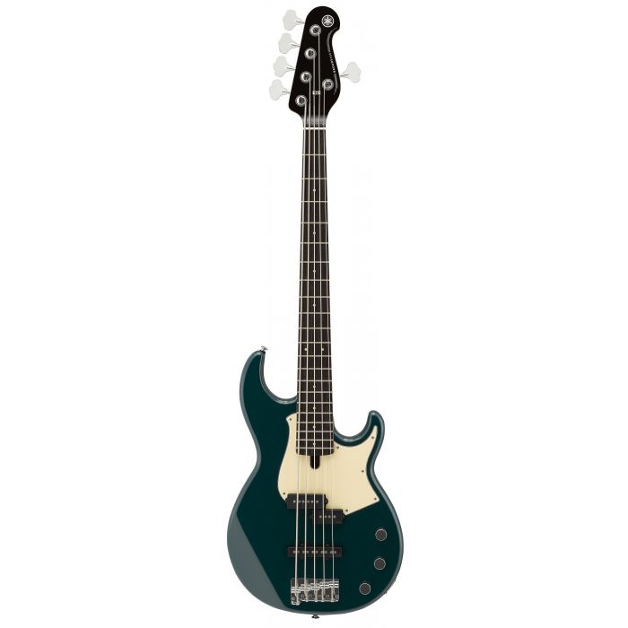 Overview of the Yamaha BB435TB Electric 5 String Bass Guitar Teal Blue