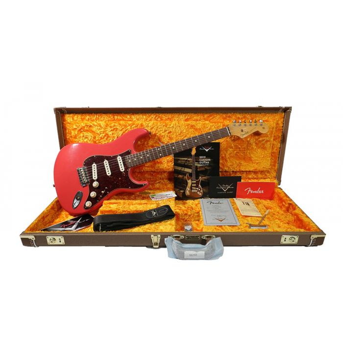 Fender Custom Shop 62 Strat Journeyman Relic RW Fiesta Red in its case