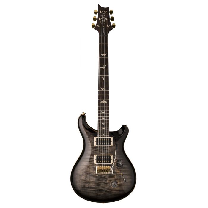 PRS Custom 24 Guitar Pattern Thin, Charcoal front view