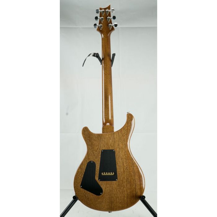 Rear view of a PRS Custom 24 Guitar Pattern Thin RW, Emerald