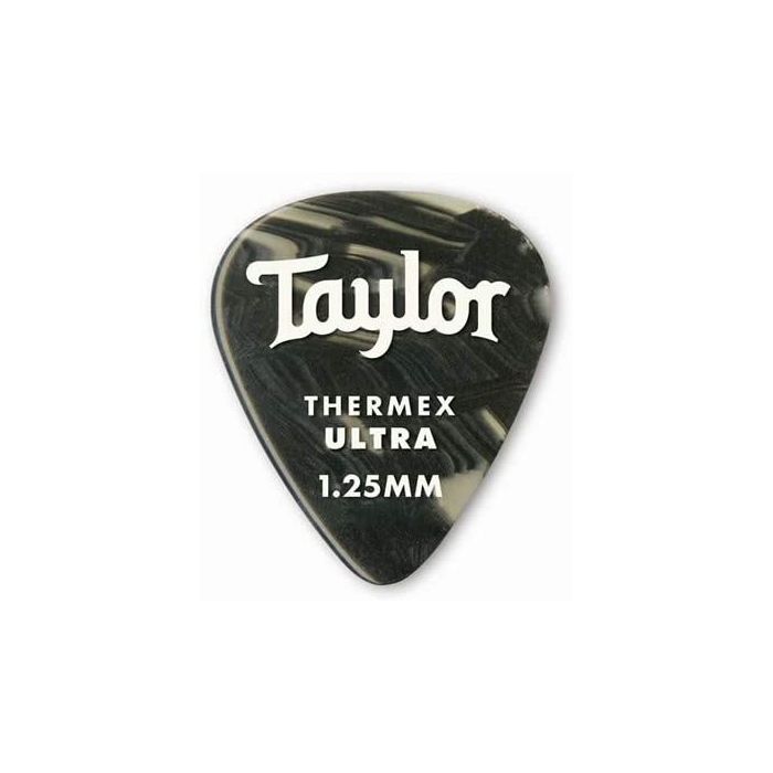 Taylor Premium 351 Guitar Picks Black Onyx 1.25mm 6-Pack