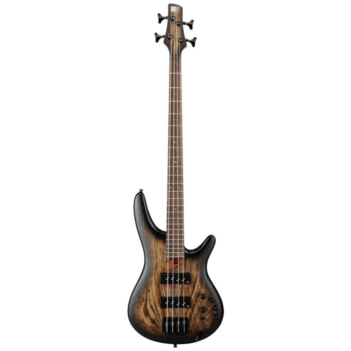 Ibanez SR600E-AST SR Bass 4-String Electric Bass Guitar, Antique Brown Stain Burs