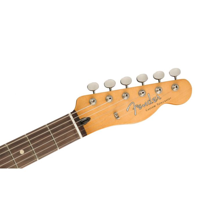 Fender Jason Isbell Custom Telecaster, 3-color Chocolate Burst headstock and neck