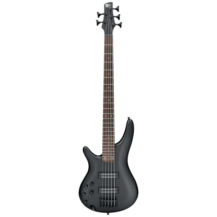 Ibanez SR305EBL-WK Left Handed 5-String Bass, Weathered Black front view