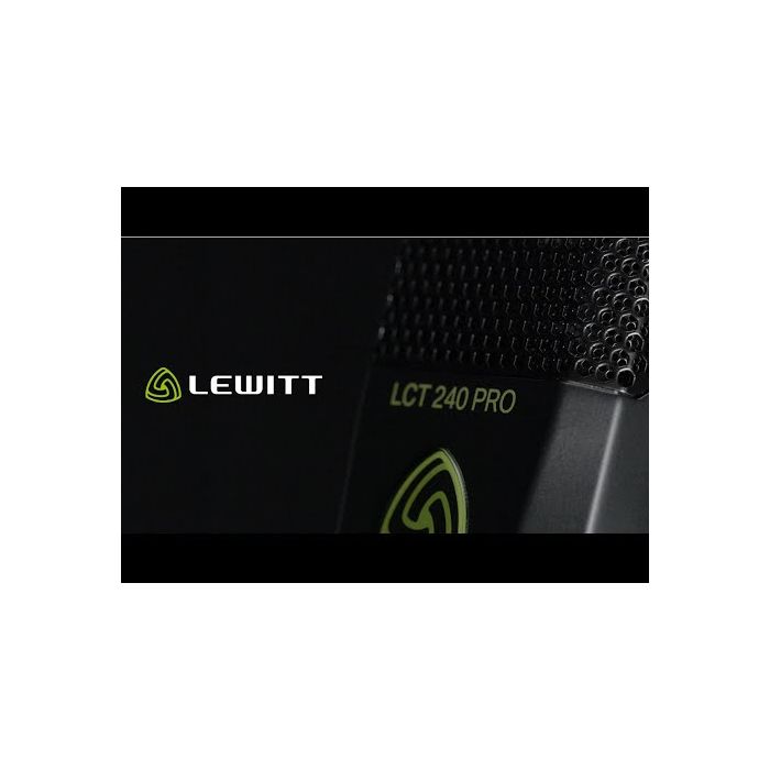 Lewitt LCT 240 Pro Condenser Mic Value Pack Inc Accessories Black