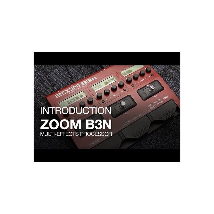 Zoom B3n Multi Effects Unit for Bass Guitar | PMT Online