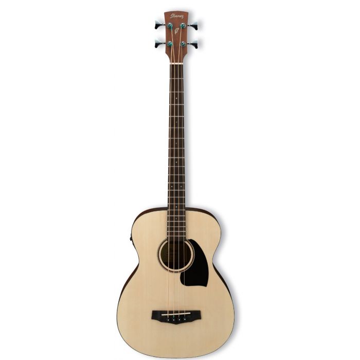 Ibanez PCBE12 Acoustic Bass, Natural front view