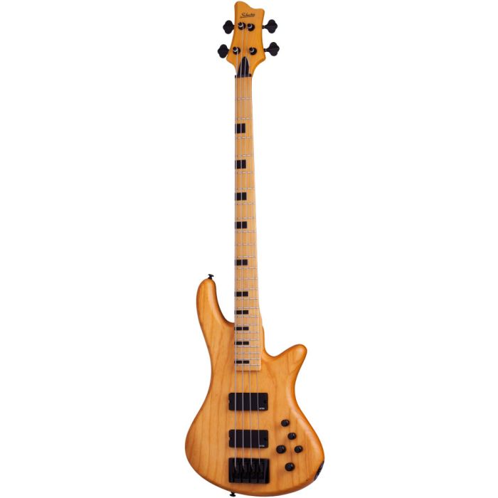 Schecter Stiletto Session-4, Aged Natural Satin front view