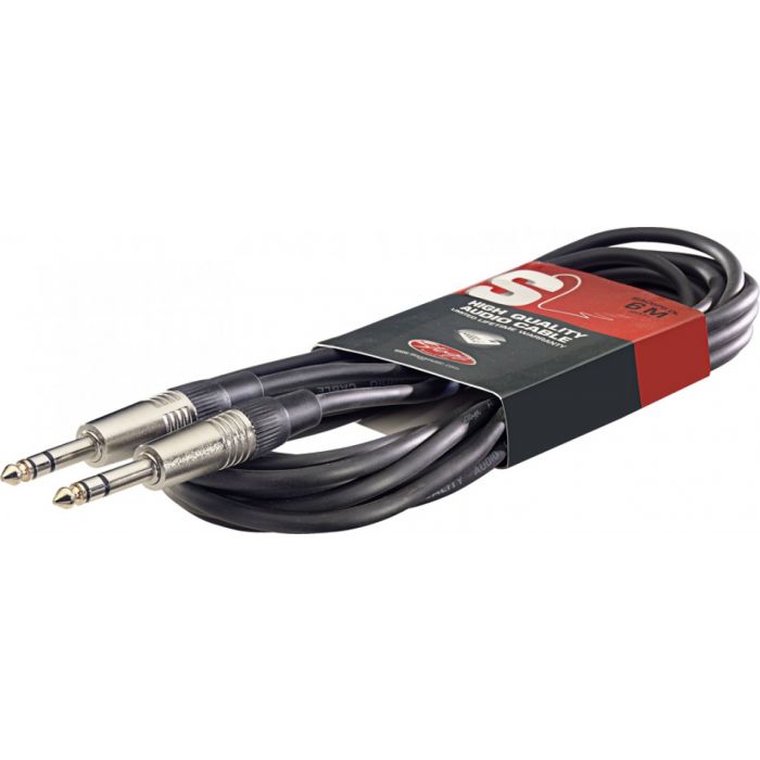 Stagg 6m Stereo Jack to Jack Cable