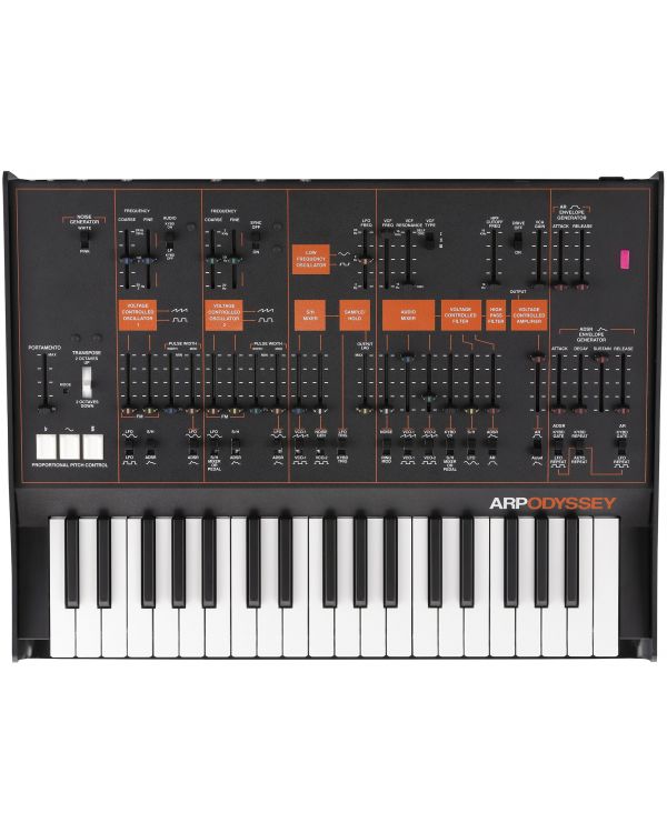 Korg ARP Odyssey Mini Synthesizer Black Orange