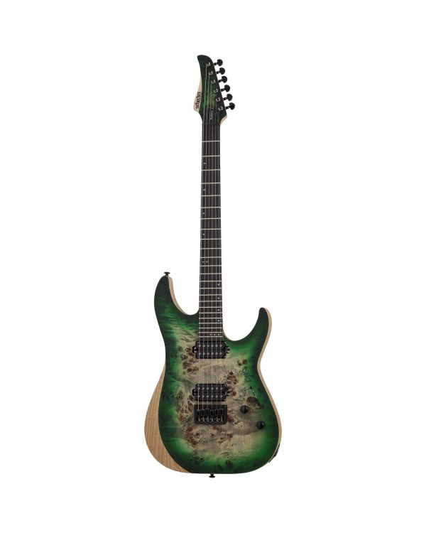 Schecter PMT Exclusive Reaper-6 Guitar, Forest Burst