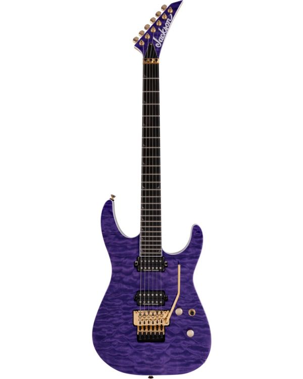 Jackson Pro Series Soloist SL2Q MAH Ebony FB, Transparent Purple Burst
