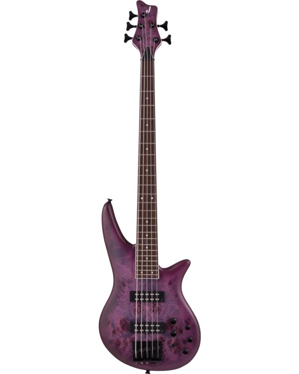 Jackson X Spectra Bass SBXP V Laurel FB, Transparent Purple Burst