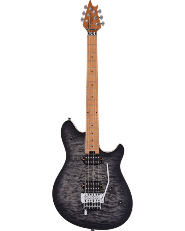 EVH Wolfgang Special QM Baked MN, Charcoal Burst